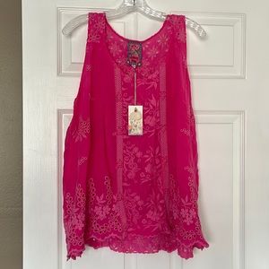 Beautiful hot pink Johnny Was tee!  NWT 🥰
